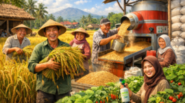 Ilustrasi Keberhasilan Desaku Maju. (ilustrasi:ist)