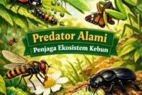 Ada beberapa jenis serangga bermanfaat yang menjadi pelindung alami.(ilustrasi: Kitani.id)