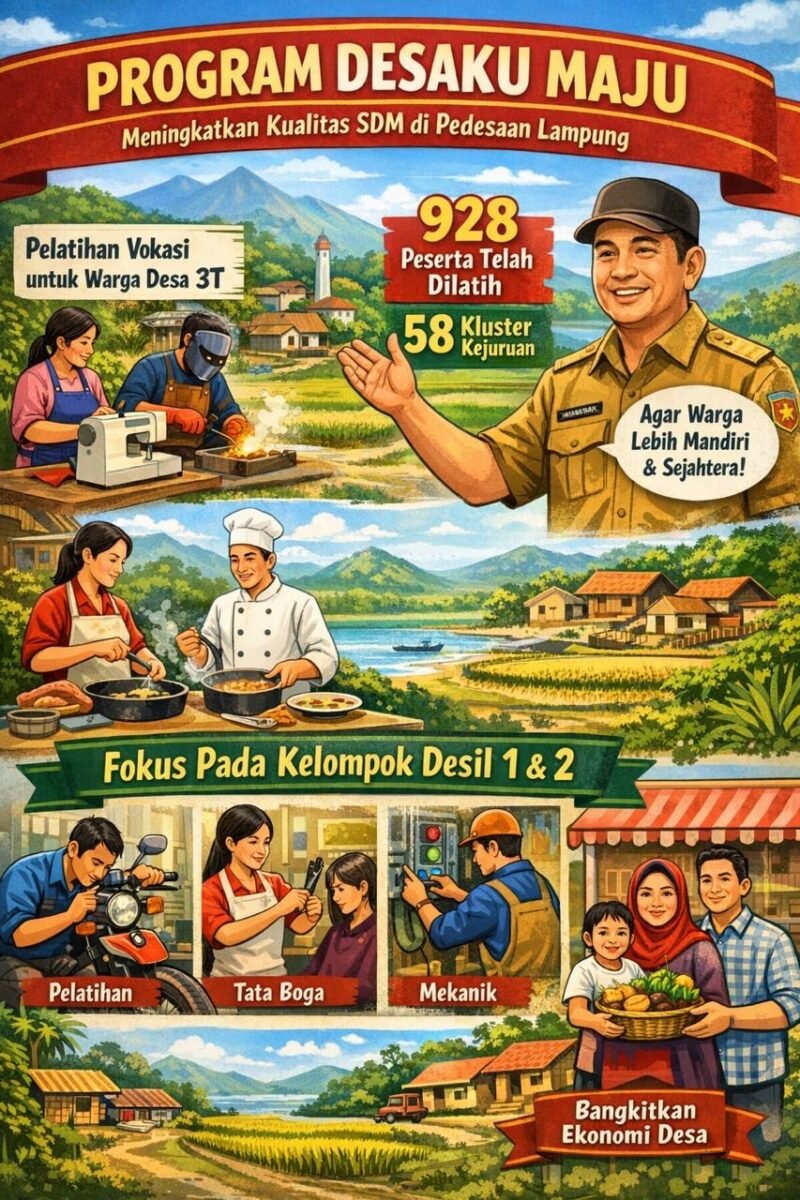 Pelatihan vokasi sebagai penguatan kualitas sumber daya manusia di tingkat desa.(ilustrasi Kitani.id)