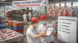Menteri Pertanian Andi Amran Sulaiman larang keras seluruh Rumah Potong Hewan (RPH) di Indonesia menaikkan harga daging sapi jelang momentum Ramadan dan Idulfitri 2026. (Ilustrasi: Kitani.id)
