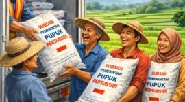 Skema baru pupuk subsidi menjamin ketersediaan pupuk bagi petani di lapangan. (Ilustrasi: Kitani.id)