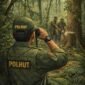 Luas hutan Indonesia mencapai 125 juta hektar yang harus dijaga. Sedangkan jumlah polisi hutan hanya ada sekitar 4.800 di seluruh Indonesia. (Ilustrasi: Kitani.id)