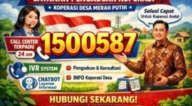 Kemenkop luncurkan Call Center 1500587 untuk aduan Koperasi Desa Merah Putih. (Ilustrasi: Kitani.id)
