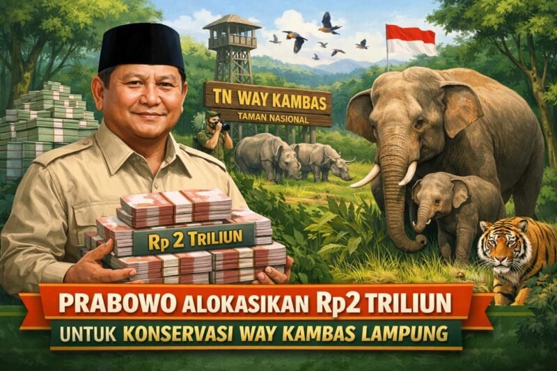 Pemerintah pusat kucurkan anggaran fantastis untuk Way Kambas. (ilustrasi:ist)