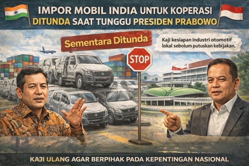 Penundaan rencana pengadaan hingga Presiden Prabowo Subianto kembali untuk mengkaji kesiapan industri dalam negeri.(Ilustrasi: Kitani.id)