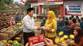 KPM didorong menjadi anggota Koperasi Desa (Kopdes) agar memperoleh dividen (SHU) dan akses harga murah. (Ilustrasi: Kitani.id)