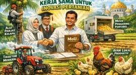 Pemerintah melakukan aksi nyata dengan langsung membeli (MoU) inovasi alat pertanian hasil karya dosen dalam negeri.(Ilustrasi: Kitani.id)