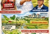 Lampung masuk dalam 12 provinsi prioritas Lahan Sawah Dilindungi (LSD) berdasarkan Perpres No. 4 Tahun 2026.(Ilustrasi: Kitani.id)