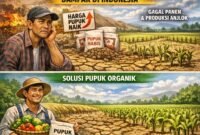Diversifikasi negara asal bahan baku, optimalisasi produksi dalam negeri, dan peralihan ke pupuk organik untuk menjaga kesuburan tanah.(ilustrasi: Kitani.id)