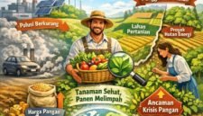 Udara bersih Menunjang produktivitas pertanian.(Ilustrasi: Kitani.id)