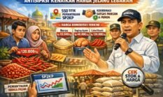 Stok Pangan Aman Jelang Lebaran, Harga Terkendali