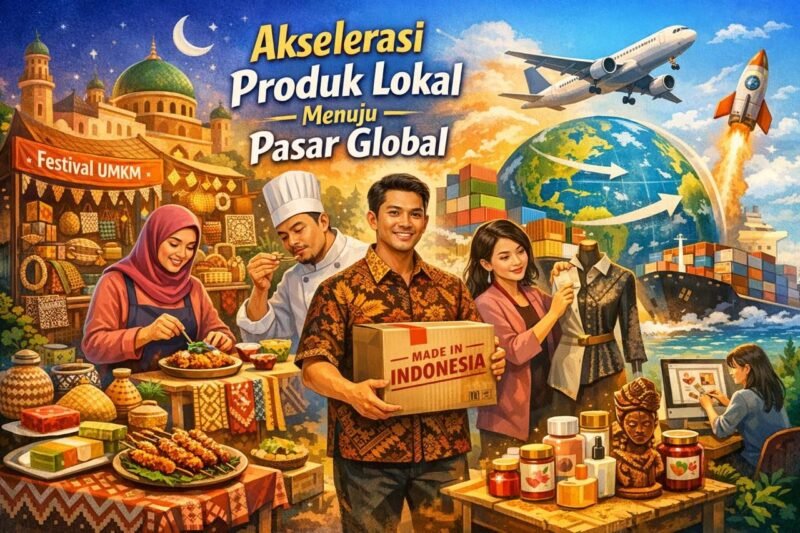 Memperkuat peluang transaksi pelaku UMKM. (Ilustrasi: Kitani.id)