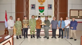 Inovasi digital Kodam II/Sriwijaya (Korem 043/Gatam) melalui aplikasi pemantau lahan 10 hektare dan sistem digitalisasi peternakan dukung ketahanan pangan lampung. (Foto: ist)