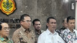 Sinergi antara Kementan, Kemendiktisaintek, dan BRIN untuk memastikan inovasi riset menjadi kebijakan nyata dan produk komersial.(Foto: ist)