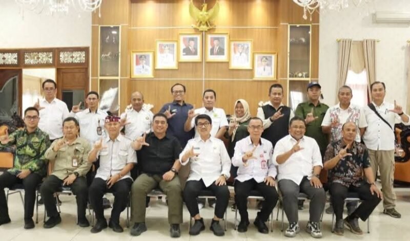 Lampung Utara sinergi dengan Kementan untuk memperkuat ekosistem perkebunan dan rencana pembangunan pabrik hilirisasi gula. (Foto: ist)