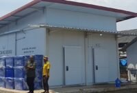 Gudang beku portabel bagi nelayan Koperasi Nelayan Merah Putih. (Foto: ist)