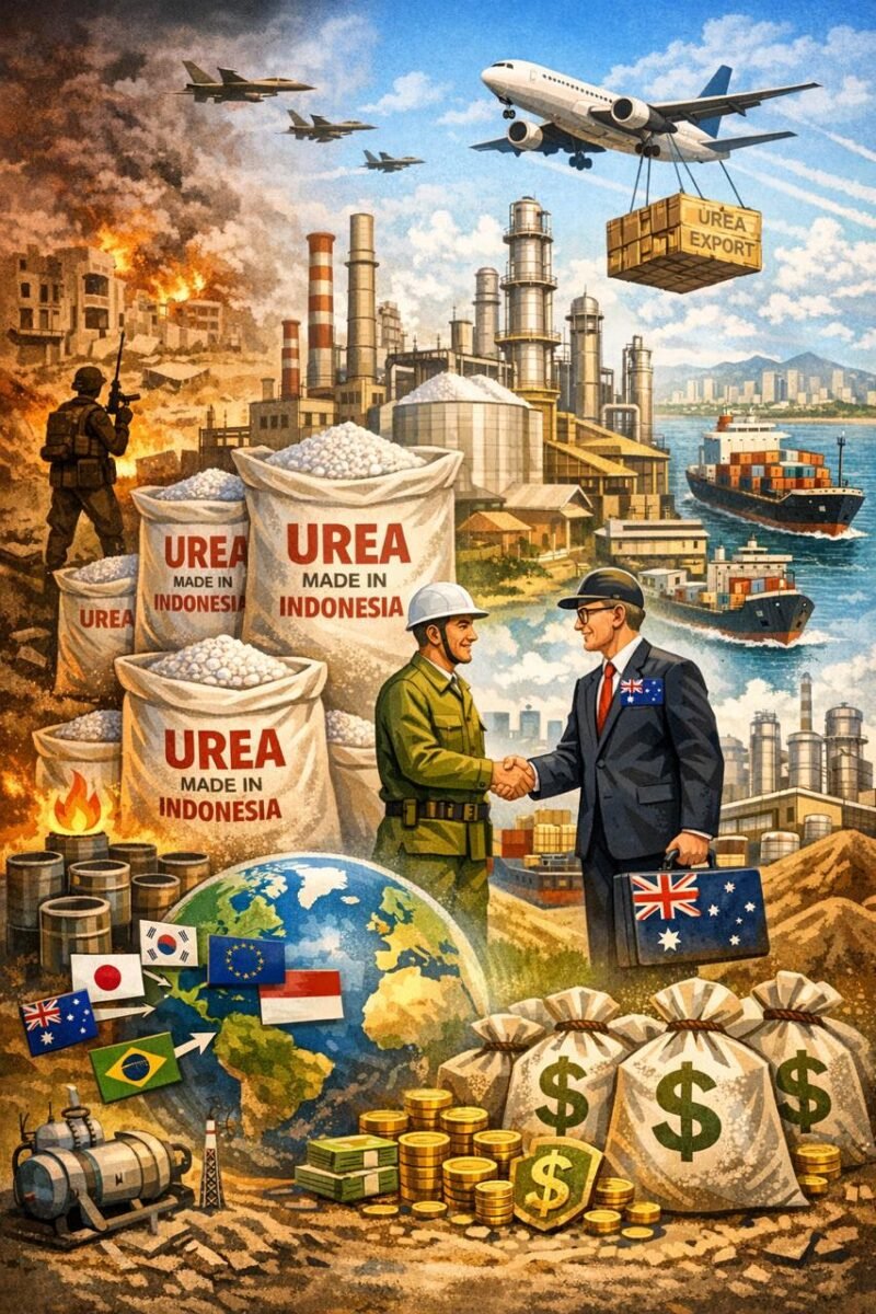 Indonesia memanfaatkan peluang dengan memaksimalkan kembali pabrik-pabrik pupuk untuk melayani permintaan ekspor.