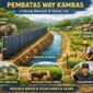 Pengalokasian dana Bantuan Presiden (Banpres) untuk pembangunan pagar baja dan kanal pembatas.(Ilustrasi: Kitani.id)