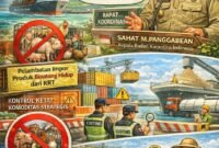 Pengetatan ekspor-Impor komoditas strategis. 