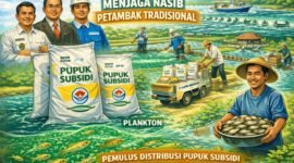 Penerapan Peraturan Menteri KP Nomor 22 Tahun 2025 untuk menjamin distribusi pupuk subsidi yang tepat sasaran.(Ilustrasi: (Kitani.id)