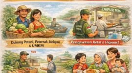 Penguatan fungsi pengawasan Satgas MBG Provinsi Lampung untuk memastikan SPPG tidak hanya mengejar kuantitas, tetapi menjaga standar kualitas dan keterlibatan ekonomi rakyat.(ilustrasi: Kitani.id)