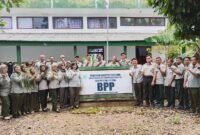 Segenap Penyuluh Pertanian Lapangan (PPL) Kabupaten Tanggamus dan Penyuluh Provinsi Lampung serta tim BRMP. (Foto: Penyuluh Provinsi Lampung