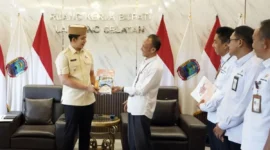 Bupati Lampung Selatan, Radityo Egi Pratama, menjelaskan pentingnya akurasi data dalam pembangunan. Termasuk dalam menentukan statistik Indeks Pembangunan Manusia Lampung Selatan. (Foto: ist)