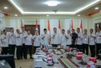 Gubernur Mirza terima peserta didik Didik Sespimti Polri. (Foto: ist)