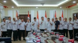 Gubernur Mirza terima peserta didik Didik Sespimti Polri. (Foto: ist)