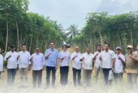 PTPN Penyiapan 10.000 hektare lahan di Lampung dan Sumsel serta penguatan sinergi hulu-hilir.(foto: ist)