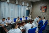 Rapat persiapan pelantikan Apdesi (Asosiasi Pemerintahan Desa Seluruh Indonesia) Provinsi Lampung.(foto: ist)
