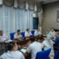Rapat persiapan pelantikan Apdesi (Asosiasi Pemerintahan Desa Seluruh Indonesia) Provinsi Lampung.(foto: ist)
