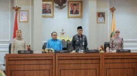 Gubernur Lampung, Rahmat Mirzani Djausal, menerima kunjungan kerja Komisi VII DPR RI di Ruang Rapat Utama, Kamis (23 April 2026).(Foto: ist)