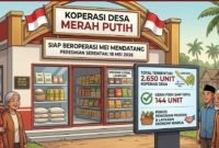 Lampung terus mengaktifkan ribuan Koperasi Desa Merah Putih agar memiliki fasilitas operasional yang lengkap dan segera melayani warga. (Ilustrasi: Kitani)