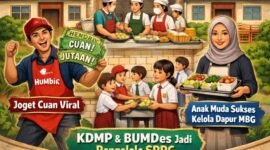 Masih ada kemungkinan KDMP dan BUMDes kelola SPPG. (Ilustrasi: Kitani.id)