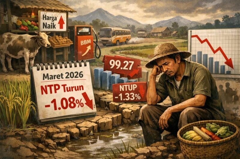 Perlunya stabilitas harga jual di tingkat produsen serta pengendalian biaya transportasi dan sarana produksi untuk kembali menstabilkan NTP. (Ilustrasi: Kitani.id)