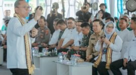 Menko Pangan Zulkifli Hasan  menghadiri Rembuk Tani Lampung. (Foto: ist)