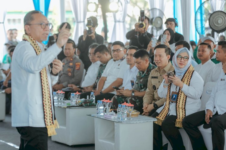 Menko Pangan Zulkifli Hasan  menghadiri Rembuk Tani Lampung. (Foto: ist)